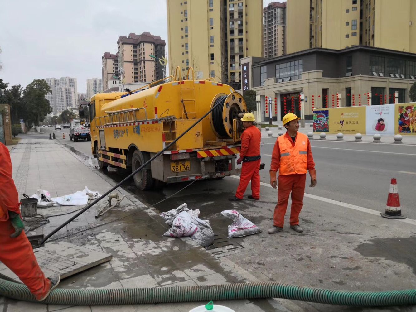华亭排污管道清淤-管道清洗